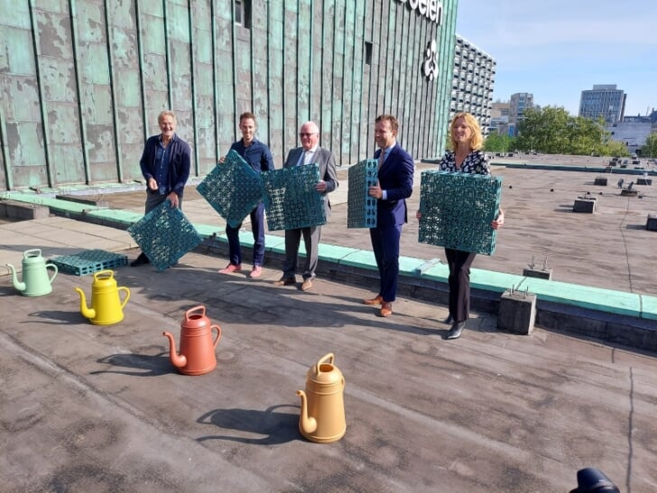 Groen dak De Doelen - foto Emile van de Velde